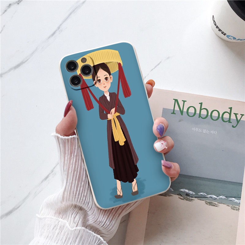 Ốp lưng iphone 11 Phụ nữa nón quai thao dành cho ip 11/12/13/pro/max/plus/promax/6/6plus/6splus/7plus/8/8plus/xr/xs