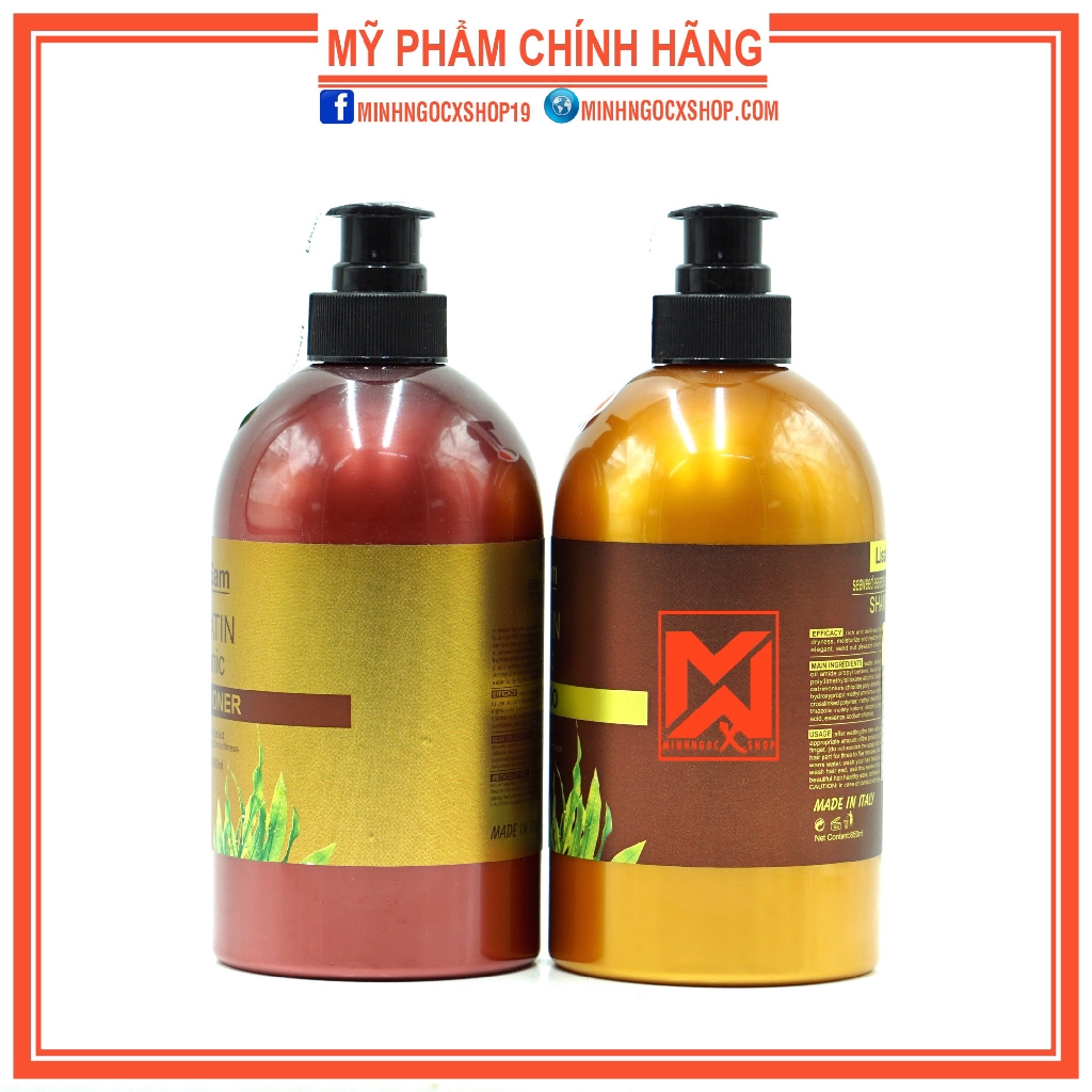 LISASAM DẦU GỘI DẦU XẢ CHỐNG GÀU KÍCH MỌC TÓC LISASAM 850ML - CHÍNH HÃNG