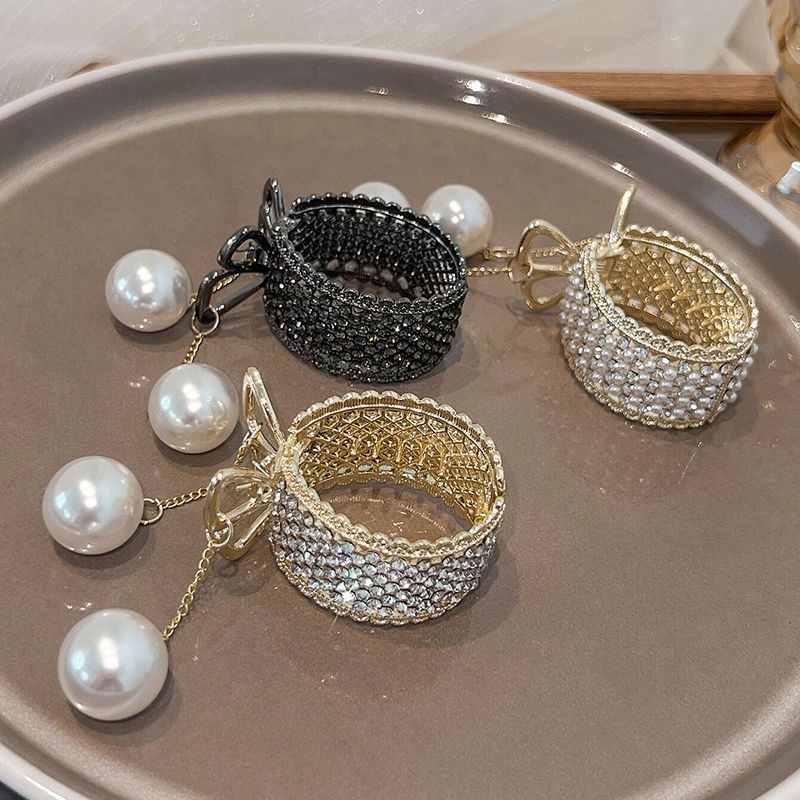 Kẹp Tóc Tua Rua Màu Vàng Đen Thời Trang Cho Nữ