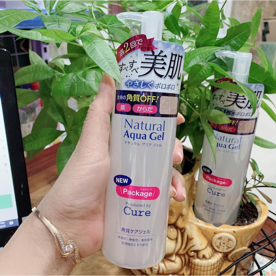 Tẩy Da Chết Cure Natural Aqua Gel 250ml tẩy tế bào chết Cure Hàng Nhật Nội Địa