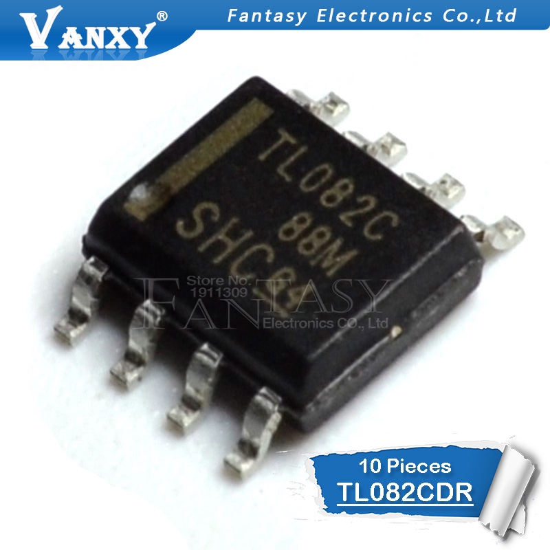 Set 10 Linh Kiện Điện Tử Tl082Cdr Sop-8 Tl082C Sop Tl082 082cdr Sop8 Smd Tl082Cdt