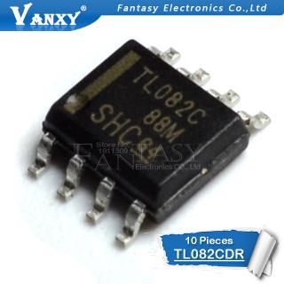 Set 10 Linh Kiện Điện Tử Tl082Cdr Sop-8 Tl082C Sop Tl082 082cdr Sop8 Smd Tl082Cdt