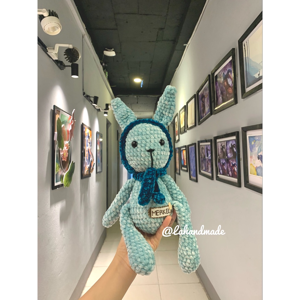 Thú bông móc len handmade - Bạn thỏ ngọc xinh xắn- Handmade 100% (ảnh tự chụp)