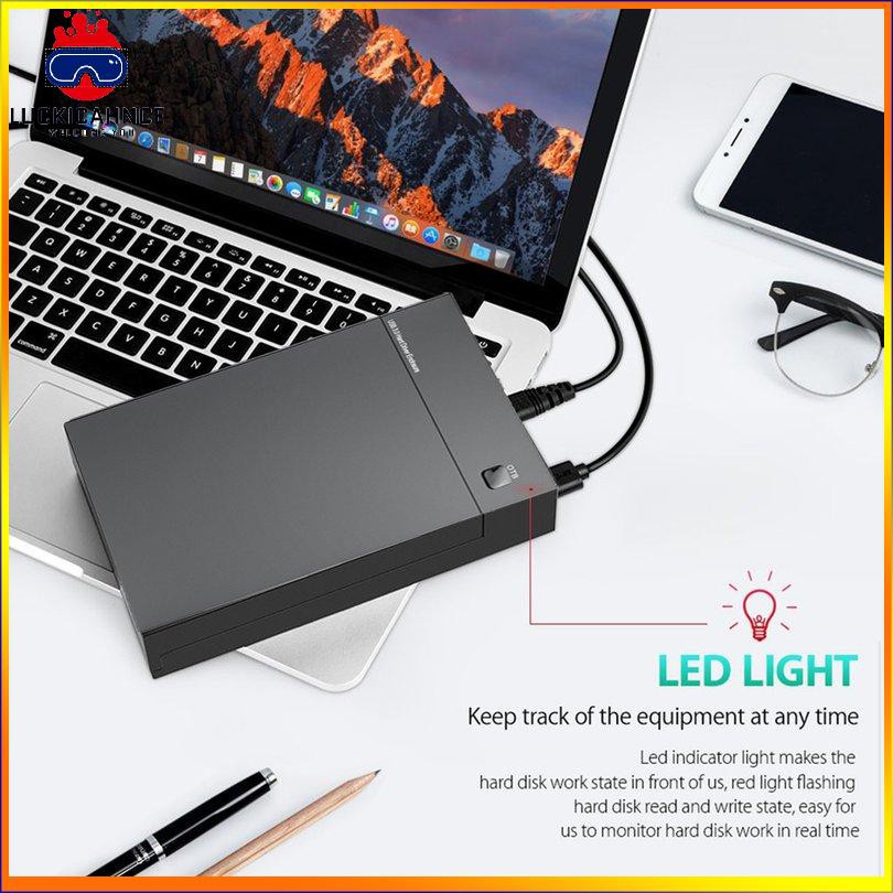 Hộp Đựng Ổ Cứng Ngoài Usb 3.0 2.5 "" 3.5 "Sata Ốp | BigBuy360 - bigbuy360.vn