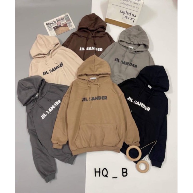 Áo nỉ hoodies from rộng JIL