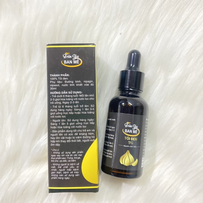 Tinh dầu TỎI ĐEN hộp 30ml - tăng sức đề kháng, tăng cường sức khoẻ cho cơ thể