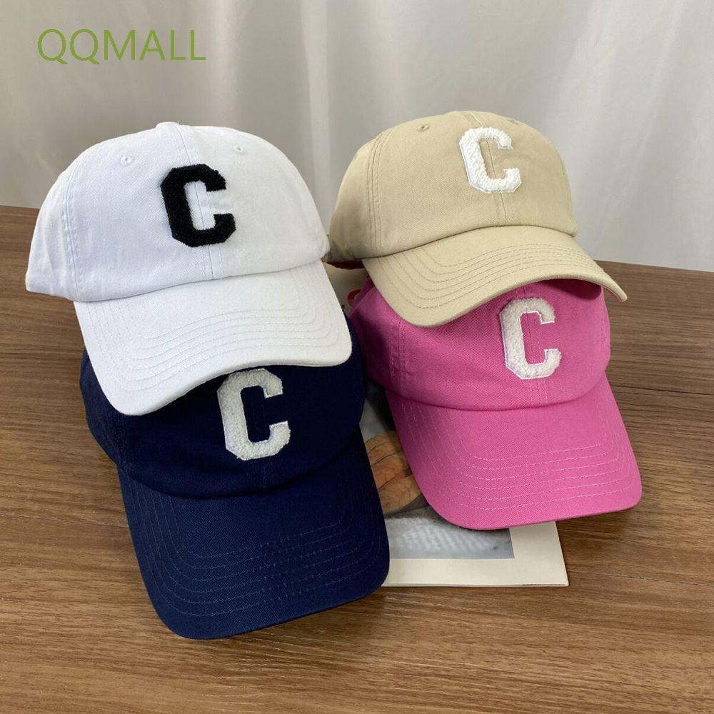 Mũ lưỡi trai cotton in chữ C phong cách Hàn Quốc thời trang cho nam và nữ