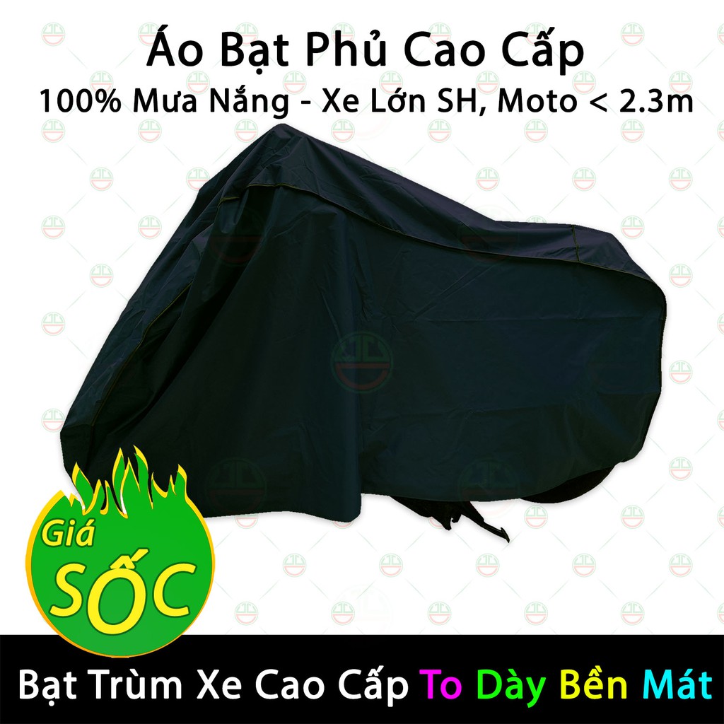 ❤️ Tấm Bạt Áo Trùm Xe Máy Cao Cấp - To Dày Bền Mát Mưa Nắng 100% - Chống Quéo Pô Nóng - BPXCC-TiDe (Nhiều màu)