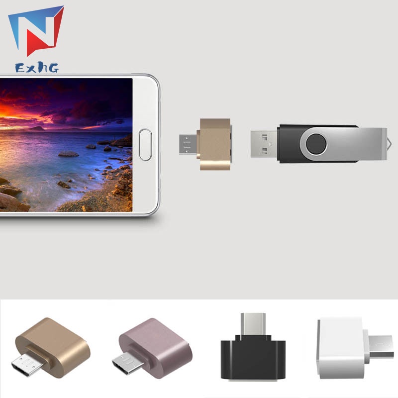 Đầu Chuyển Đổi Micro USB Sang USB OTG 2.0 Cho Máy Tính Bảng/Pc/Chuột Bàn Phím