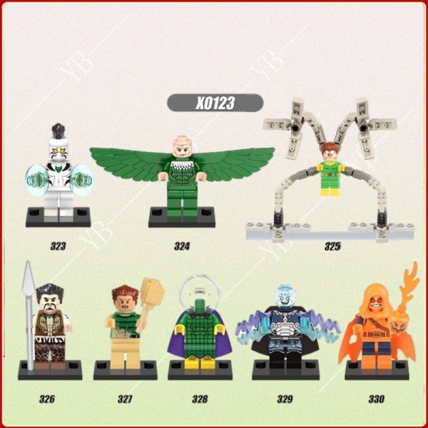 Bác sĩ Lego Siêu Anh Hùng Mô Hình lego Nhân Vật Bạch Tuộc Trong Marvel