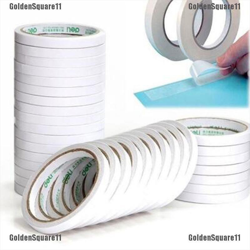 Cuộn Băng Keo Hai Mặt Màu Trắng Siêu Chắc Dài 5M / 8M