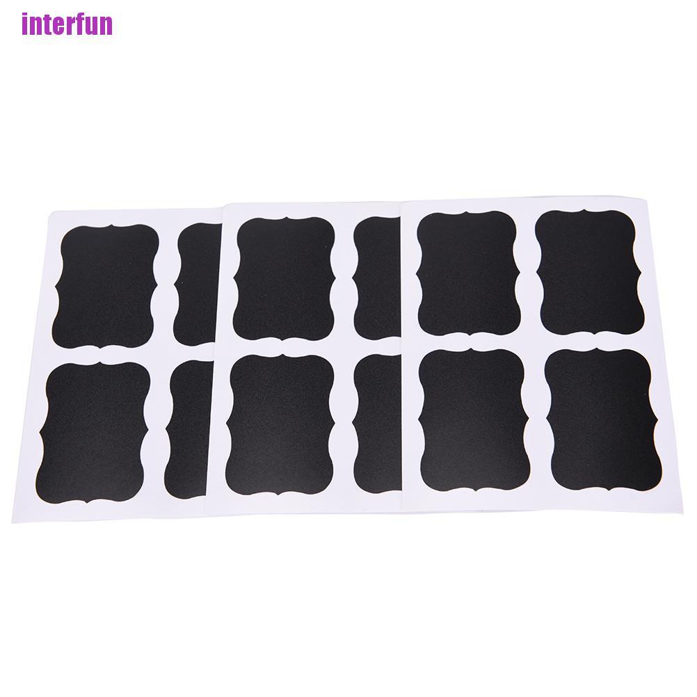 Bộ 36 Miếng Dán Bảng Đen Trang Trí