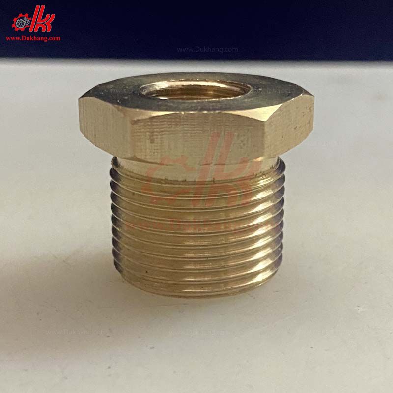 Nối ren thau 22 - Cút Ren nối dây rửa xe 22mm