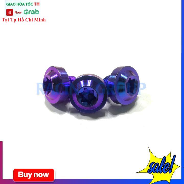 Ốc 10li10 GR5 Đầu Dù Nhiều Màu Gắn Xe Máy (Giá 1 Con)