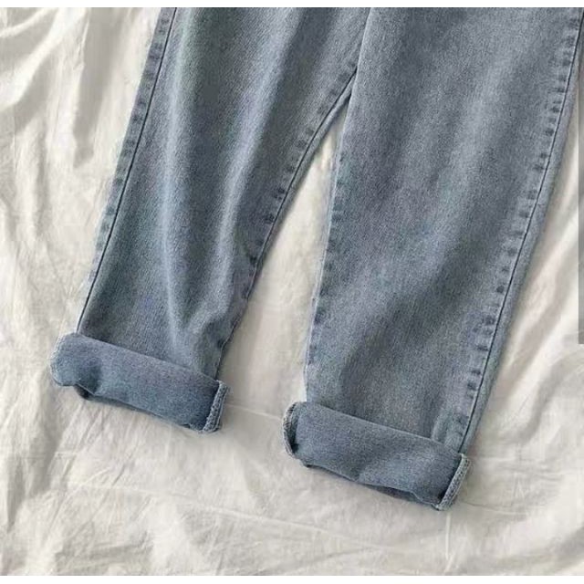[ORDER] Yếm jeans ống suông ulzzang họa tiết hoa cúc - Có ảnh thật | BigBuy360 - bigbuy360.vn