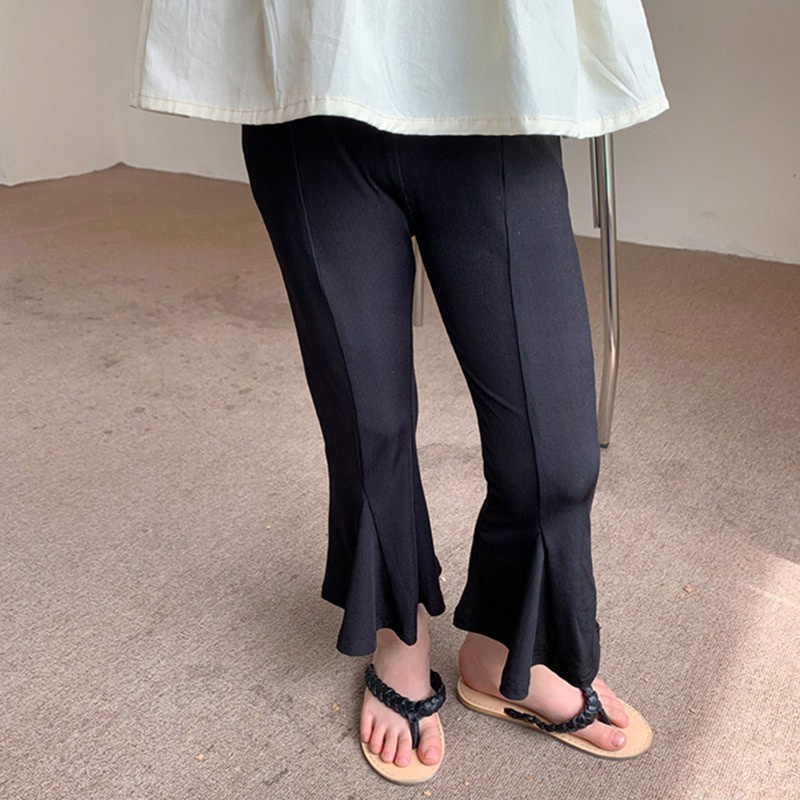 Quần Legging Ống Loe Ôm Dáng Thời Trang Hàn Quốc Cho Bé Gái