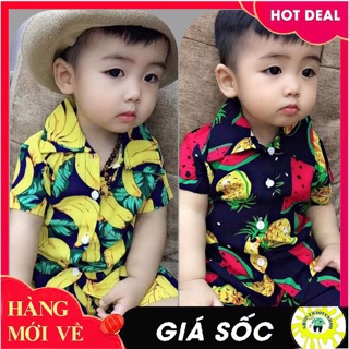 Bộ đi biển hoa quả trẻ em