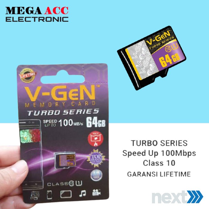 Bộ Vi Mạch Turbo V-gen Uhs-1 Class-10 100mb / S 64gb | BigBuy360 - bigbuy360.vn