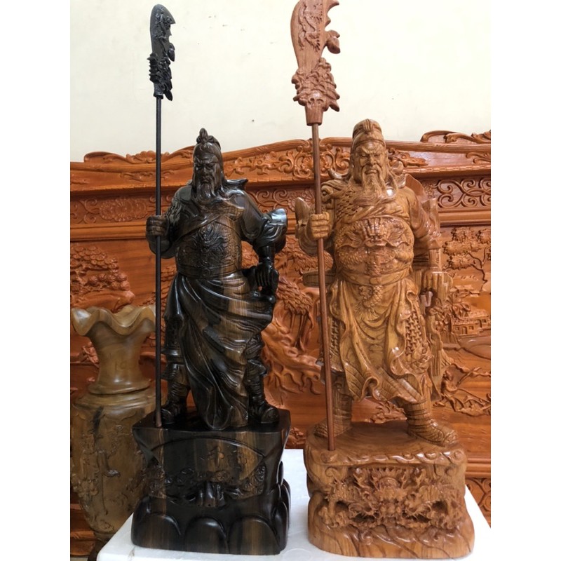 Tượng Quan Công Gỗ Hương