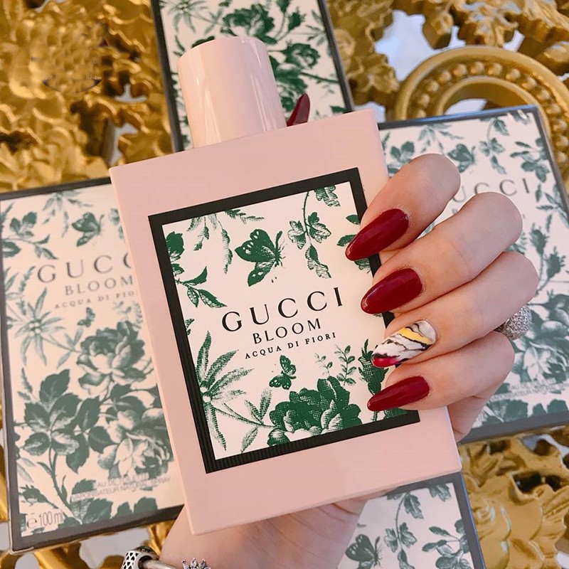 Nước Hoa Nữ Gucci Bloom Acqua di Fiori Eau de Toilette For Her 100ml Sang Trọng, Thanh Lịch, Cuốn Hút Lưu Hương 12h