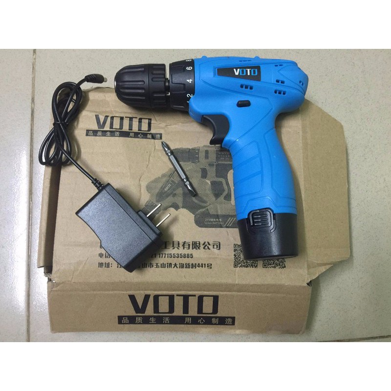 bộ khoan pin VOTO 12V hàng loại tổt