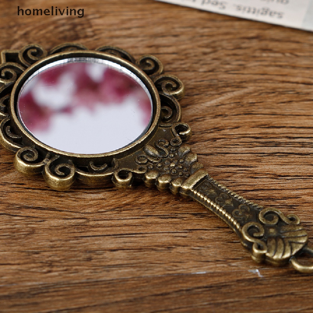 Gương Khung Kim Loại Trang Trí Nhà Búp Bê Tỉ Lệ 1: 6