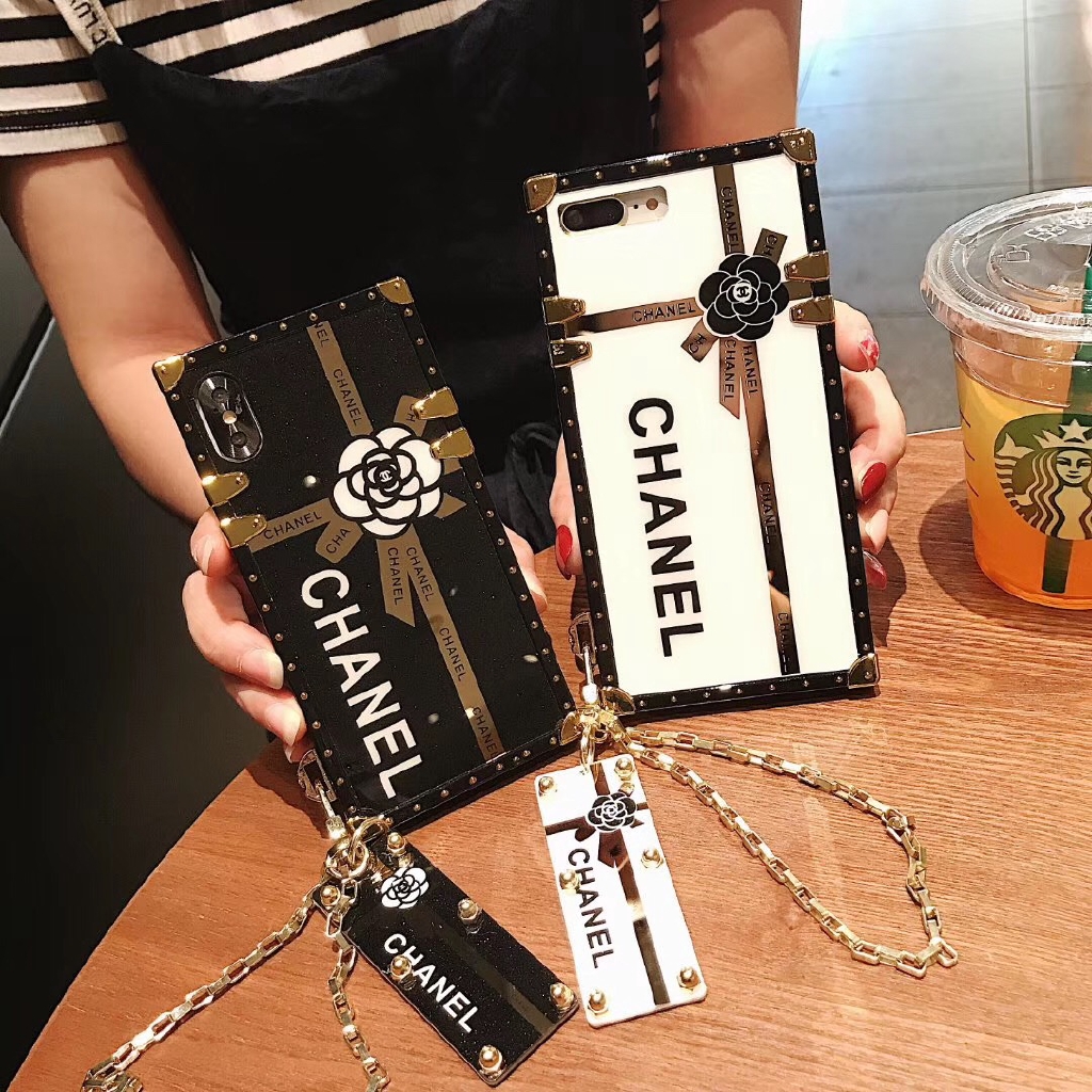 Ốp Điện Thoại Khung Vuông Màu Đen Thời Trang Cho iPhone xr xs max x xs 6 7 8plus i11pro max t | BigBuy360 - bigbuy360.vn