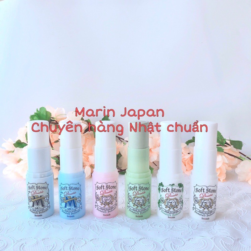 (Hàng chính hãng)Lăn cánh lăn đá khoáng, lăn nách  Soft Stone nội địa Nhật