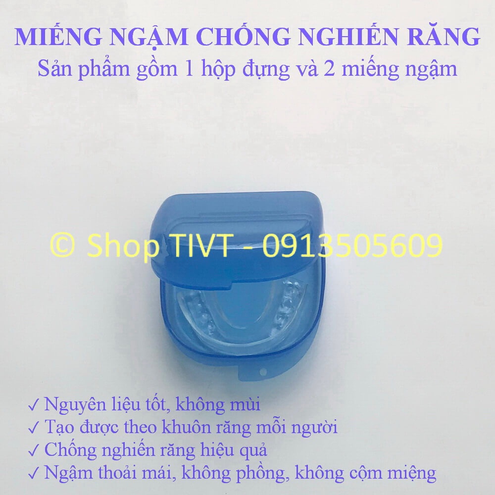 Miếng ngậm chống nghiến răng, bảo vệ răng cho cả người lớn và trẻ em, dễ chịu, không phồng, không cộm trong miệng-TIVT