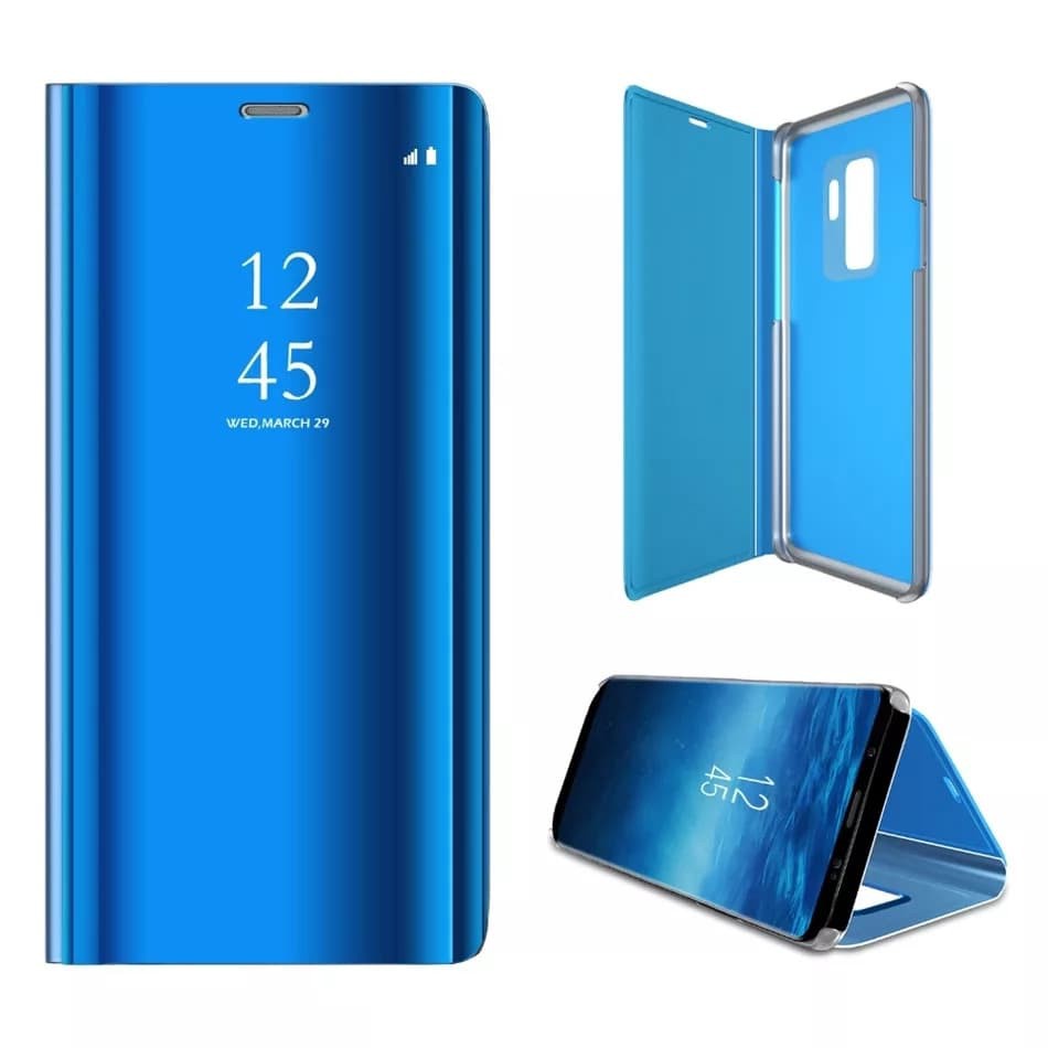 Bao da điện thoại tráng gương nắp lật trong suốt cho SAMSUNG NOTE 9 NOTE 8 NOTE 5 NOTE 4 NOTE 3