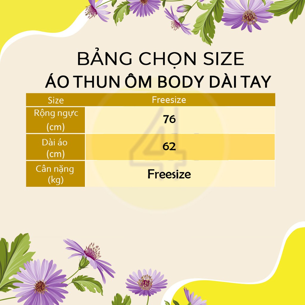 Áo thun dài tay body nữ dáng ôm cổ vuông 4LOVA chất cotton co giãn phối màu trẻ trung