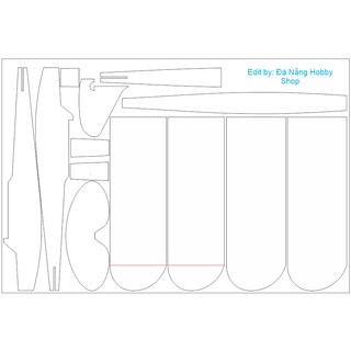 Bản vẽ máy bay Trainer - J3 Cup