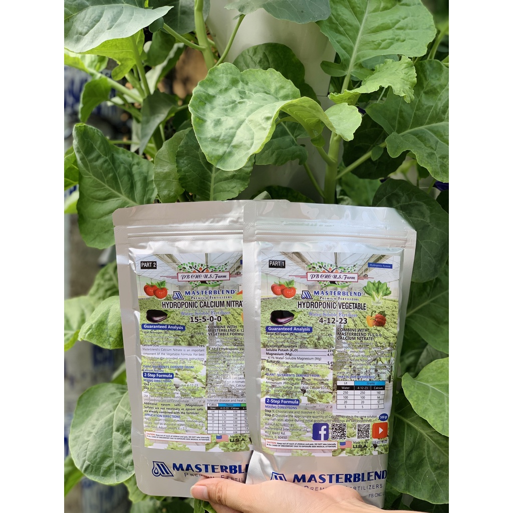 Dinh dưỡng thủy canh Masterblend  - Size lớn 1kg