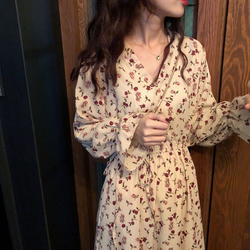 Váy Hoa Nhí 💖 💖 Giảm 10k nhập 💖 Váy Vintage Hàn Quốc trẻ trung đáng yêu | BigBuy360 - bigbuy360.vn