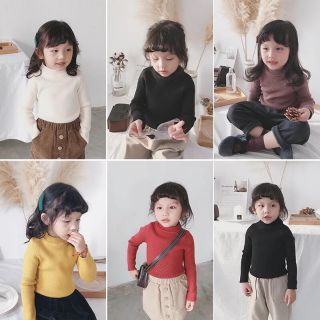 Áo len tăm cực đẹp cho bé trai bé gái thiết kể cổ 3 phân cực tiện lợi 😍😍 chất len mềm mịn mỏng vừa thích hợp mặc trong