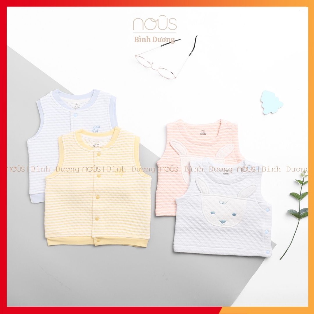 Áo gilet Nous hình cừu, kẻ ngang Nu Choux đủ màu - Nous Bình dương - Bipbipstore