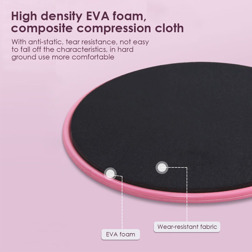 Bộ 2 Đĩa Trượt Hỗ Trợ Tập Cơ Bụng Yoga Pilates