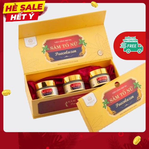 SÂM TỐ NỮ KOHINOOR viên uống đẹp da Puecolazen bổ sung nội tiết tố nữ, mờ nám, tàn nhang | BigBuy360 - bigbuy360.vn