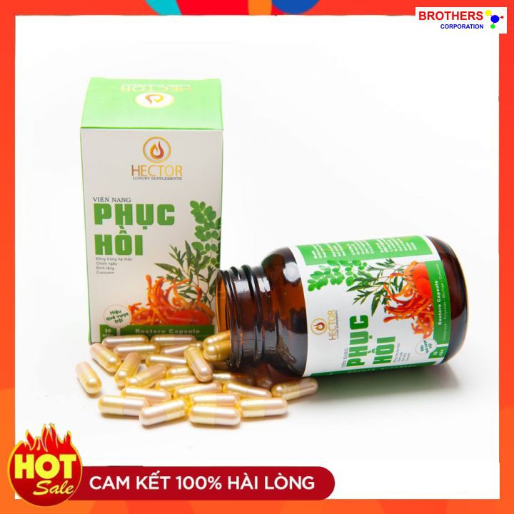 [Chính hãng] Viên nang phục hồi Hector (Lọ 30 viên x 250 mg) | BigBuy360 - bigbuy360.vn