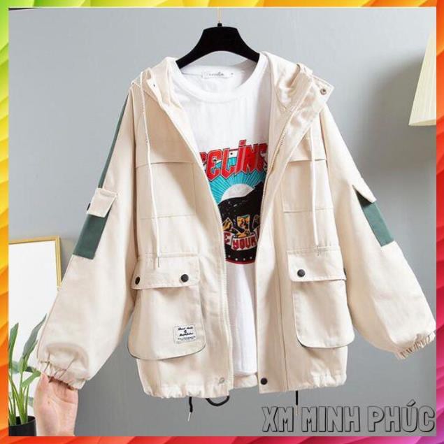 Áo khoác kaki form rộng, 6 túi hộp, có túi trong tiện lợi, kèm hình thật ảnh sàn ❤ MP | BigBuy360 - bigbuy360.vn