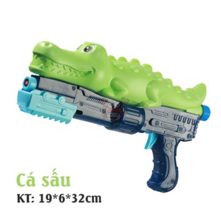 [ Sẵn Hàng Hot...] Đồ Chơi Súng Nước , Hình Con Cá Sấu , Đồ Chơi Ngoài Trời An Toàn Cho Các Bé , Siêu Đẹp