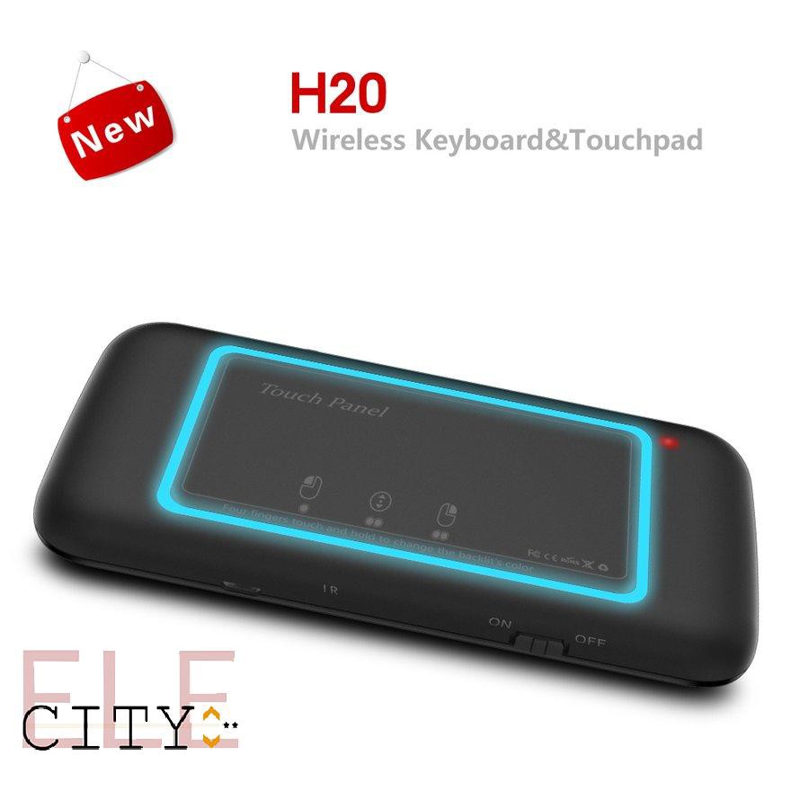 Bàn Phím Không Dây Mini H20 2.4ghz Tích Hợp Chuột Bay Cho Pc Tv Box