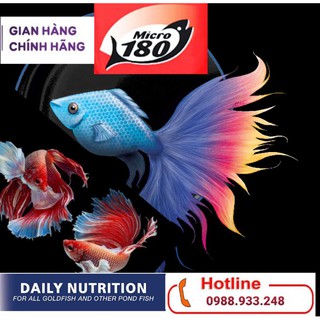 Cám micro 180 dành cá cảnh, cá koi|1kg