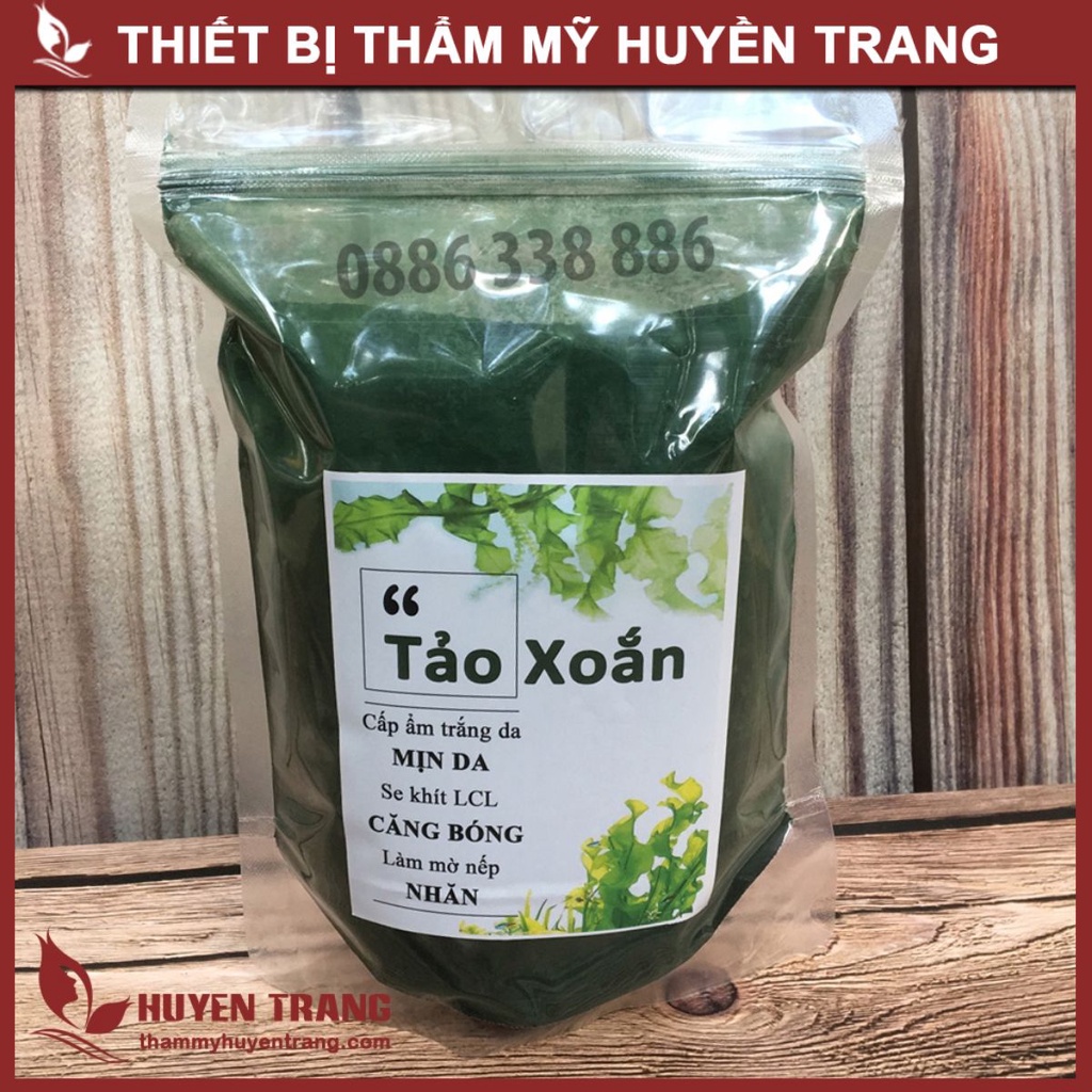 Bột Mặt Nạ Tảo Xoắn Spirulina - Thẩm Mỹ Huyền Trang NANOCEE