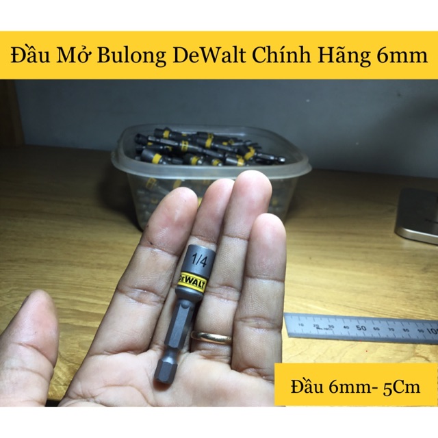 Đầu Mở Bulong DeWalt Chính Hãng 6mm