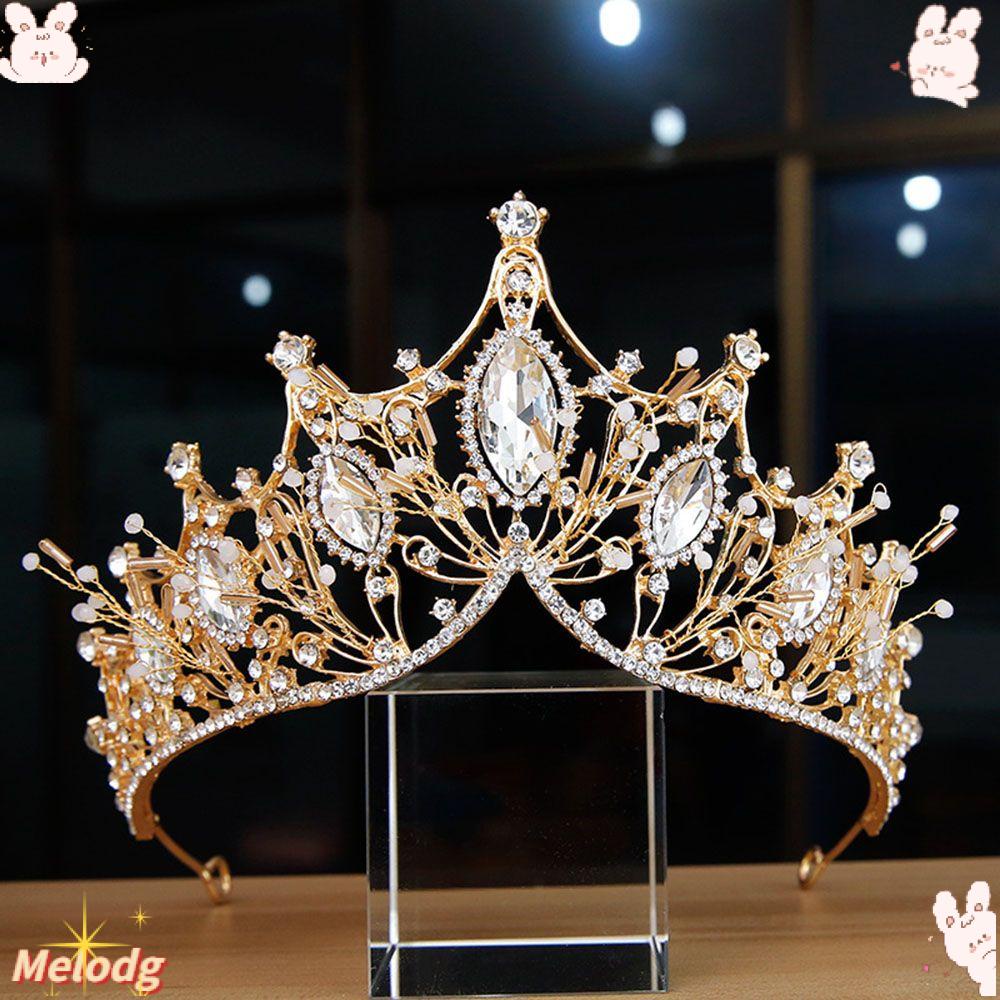 Vương Miện Công Chúa MELODG|Vương Miện Cô Dâu|Vương Miện Vương Miện Cho Bé Gái / Nhiều Màu