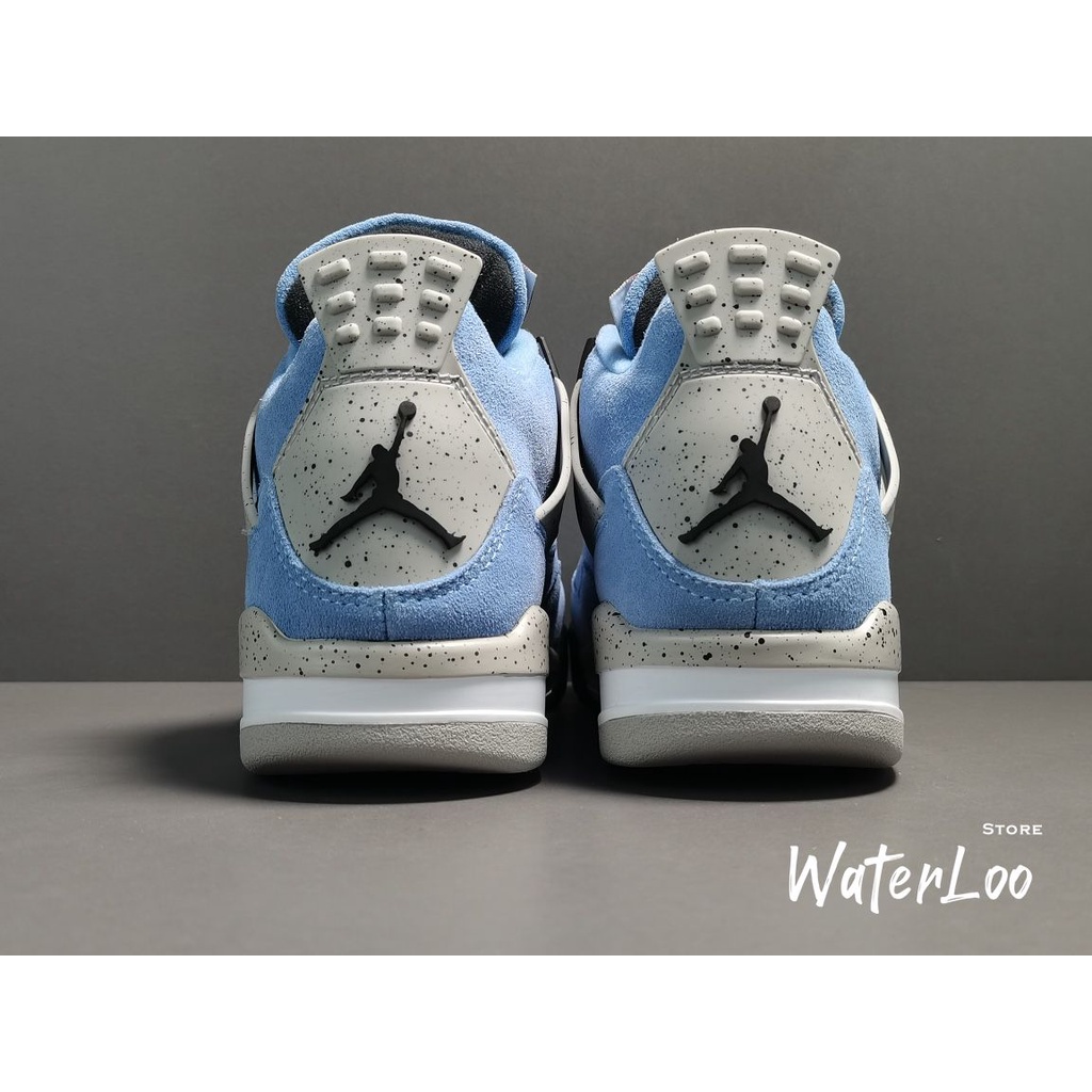 Giày Thể Thao Nam Giày Sneaker Nam Air Jordan 4 University Blue Xanh Dương Cổ Thấp Phù Hợp Cho Nam Và Nữ Waterloo Shop