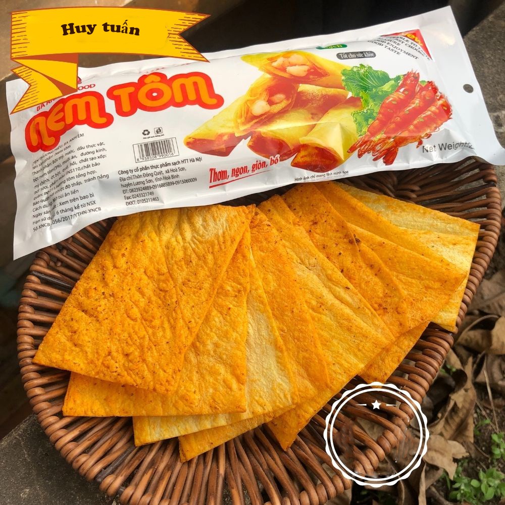 Snack nem tôm ba anh em 22g