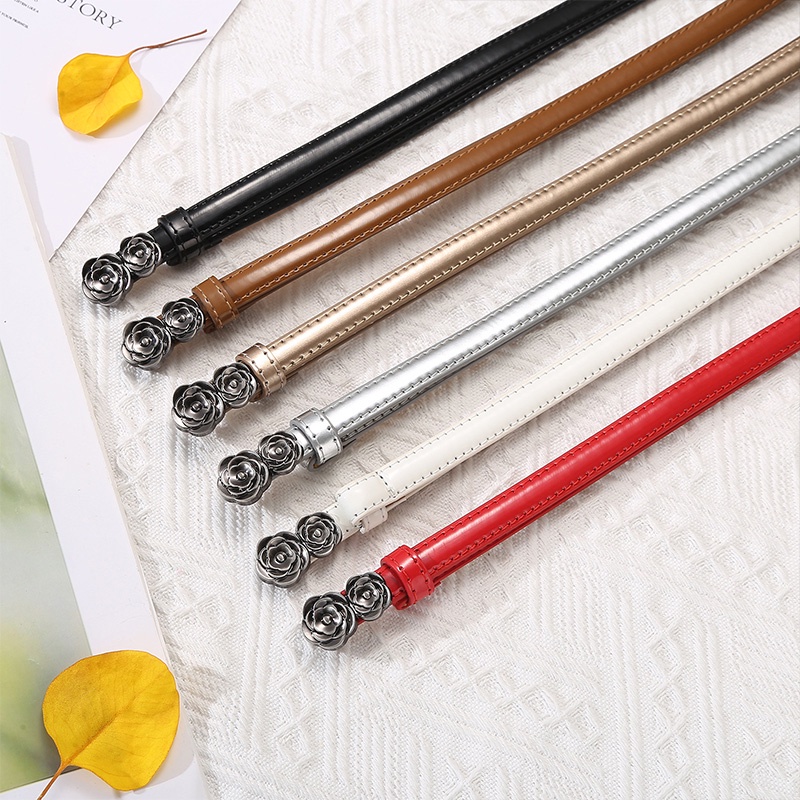 Thắt Lưng Họa Tiết Hoa Trang Trí Có Thể Điều Chỉnh Kích Cỡ Cho Nữ