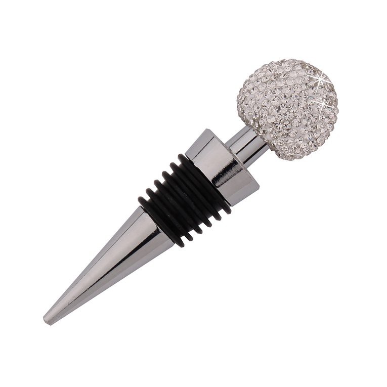 #cz  Zinc alloy diamond wine stopper wine bottle stopper  stronger sealing multiple protection and air isolation 15-20mm mouth 1 pcs
